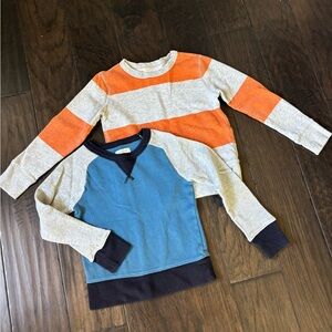 Crewcuts Orange and Blue Kids Sweatshirts